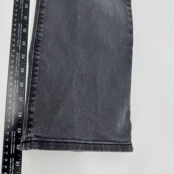 Mott & Bow Mens Straight Leg Jeans 32x30 Charcoal Faded Black Gray Stretch Denim - Picture 7 of 7